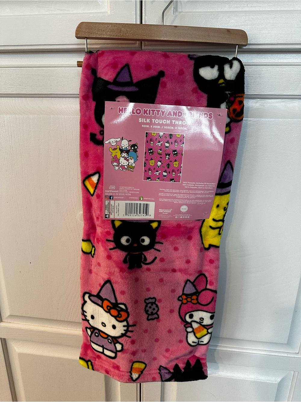 Hello Kitty and Friends Halloween Blanket